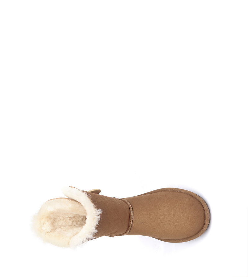 Ugg AS Women Men Boots Genuine Sheepskin Wool Short Button Boots Water Resistant - Picture 5 of 30