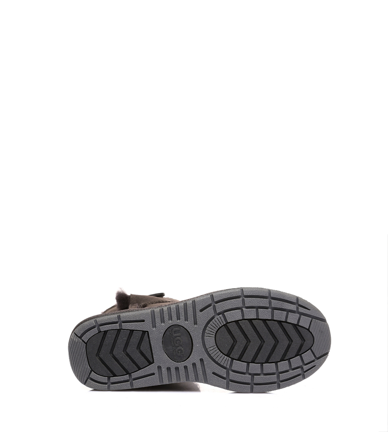 Ugg AS Women Men Boots Genuine Sheepskin Wool Short Button Boots Water Resistant - Picture 24 of 30