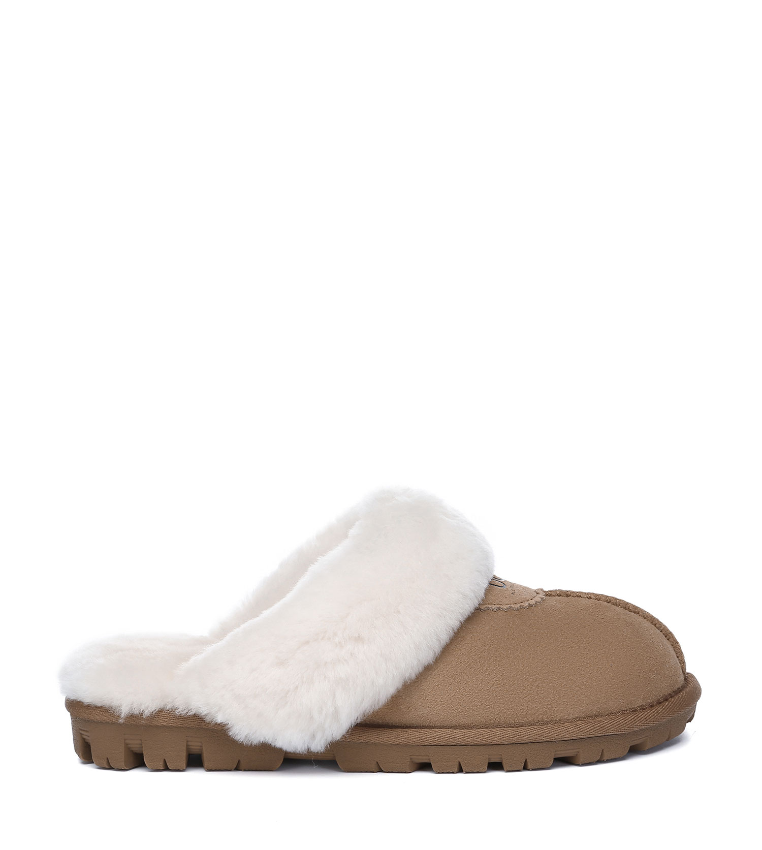 UGG Slippers Women Men Australian Double Face Sheepskin Wool Nonslip Waffle - Picture 1 of 65