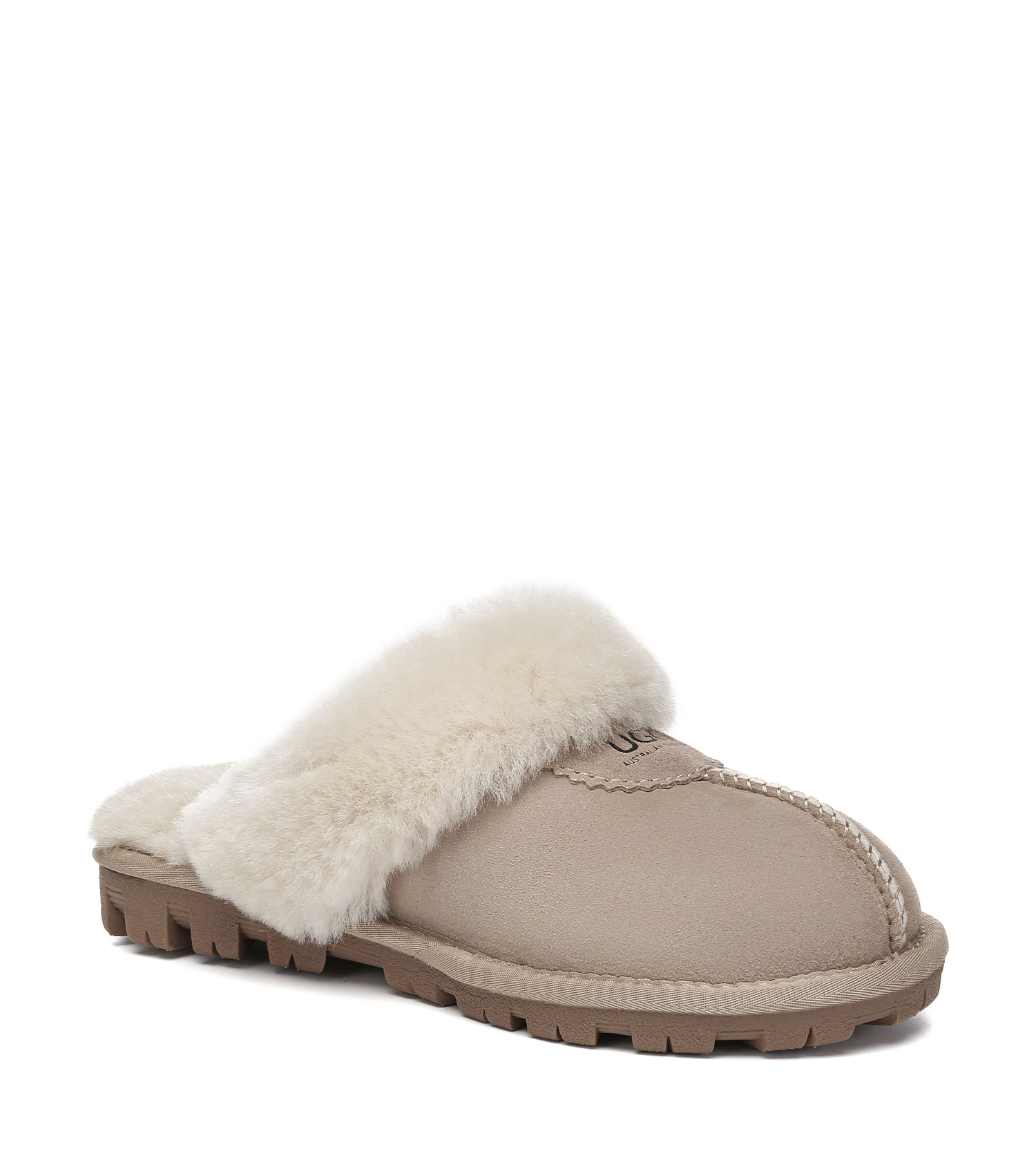 UGG Slippers Women Men Australian Double Face Sheepskin Wool Nonslip Waffle - Picture 56 of 65