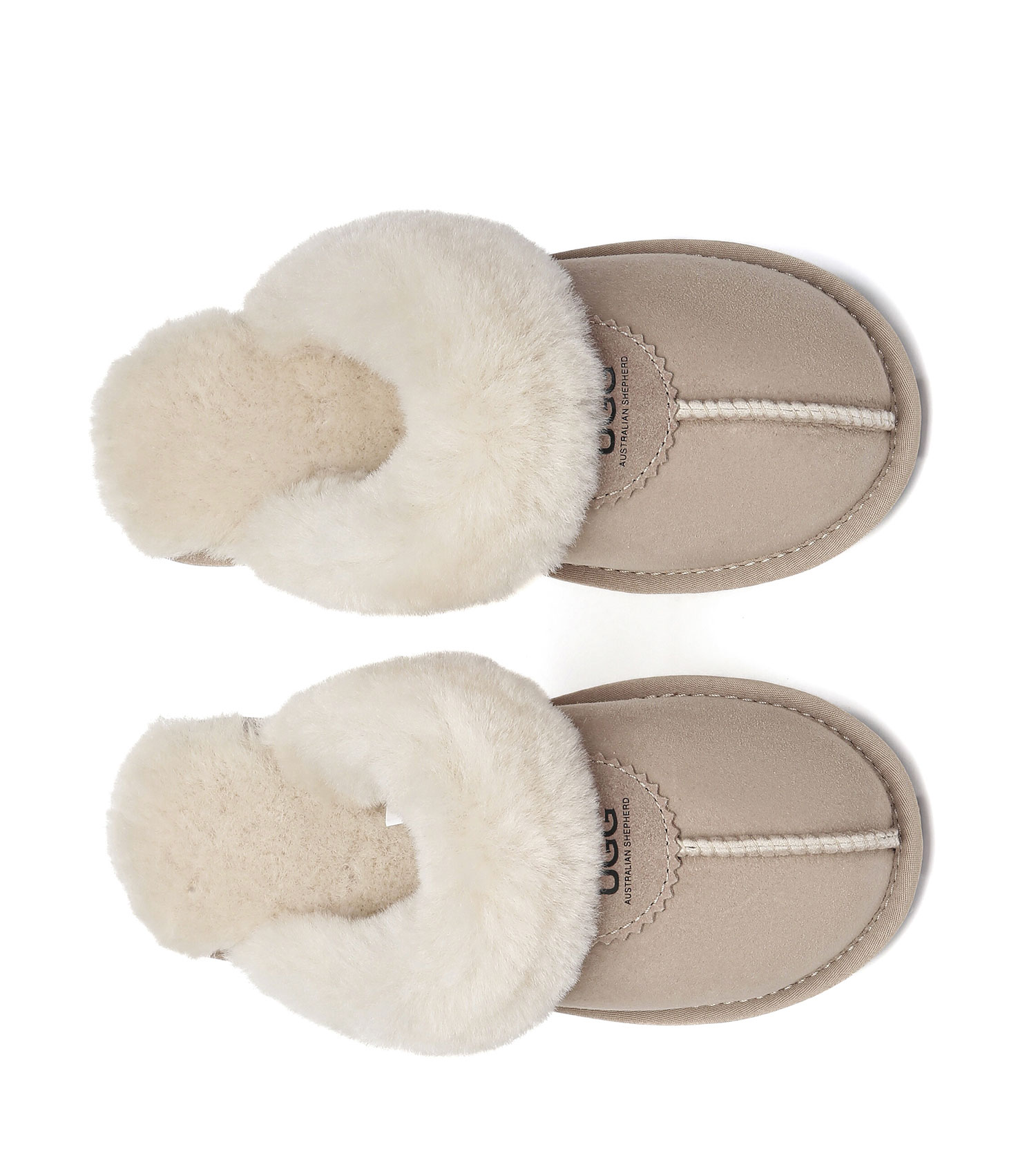 UGG Slippers Women Men Australian Double Face Sheepskin Wool Nonslip Waffle - Picture 59 of 65