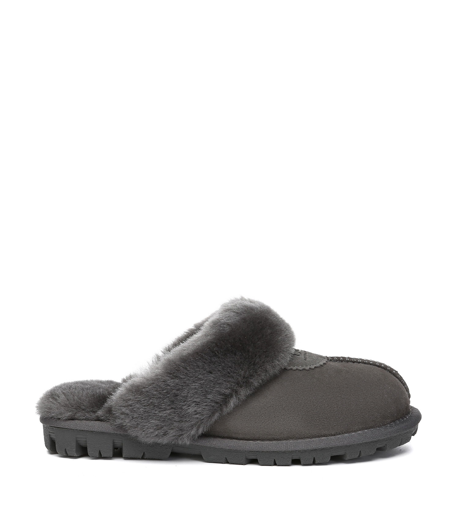 UGG Slippers Women Men Australian Double Face Sheepskin Wool Nonslip Waffle - Picture 37 of 65