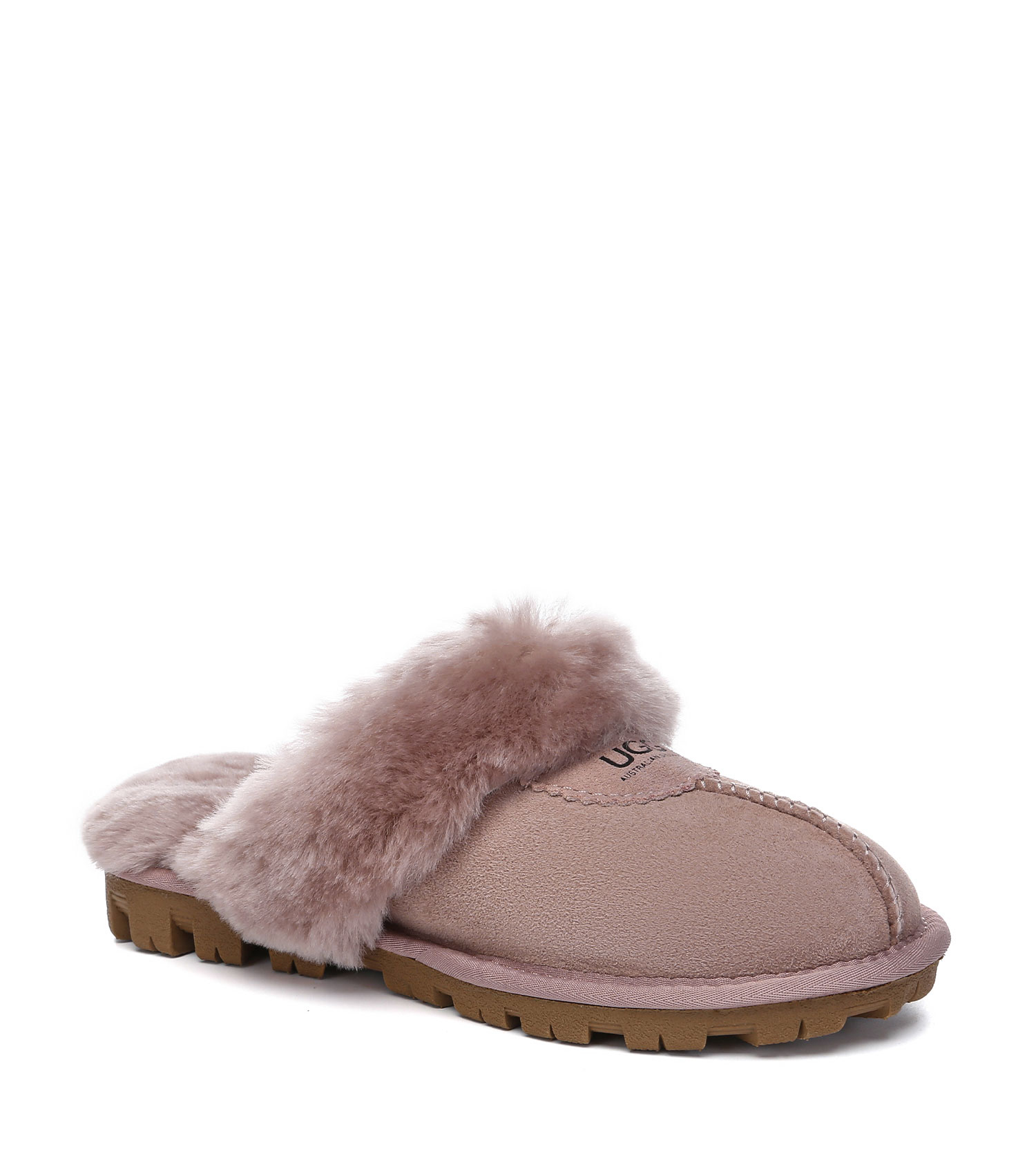 UGG Slippers Women Men Australian Double Face Sheepskin Wool Nonslip Waffle - Picture 26 of 65