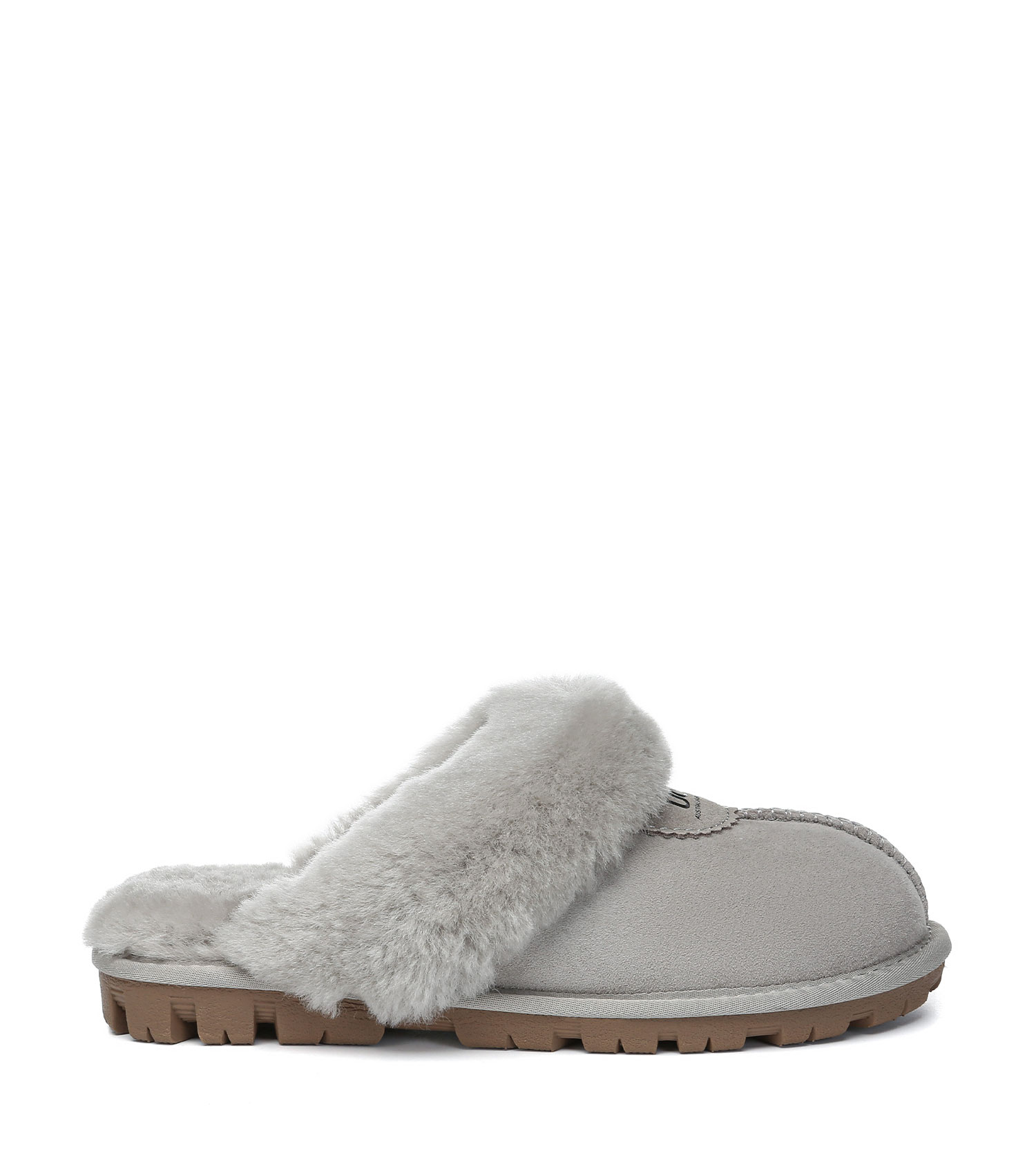 UGG Slippers Women Men Australian Double Face Sheepskin Wool Nonslip Waffle - Picture 31 of 65