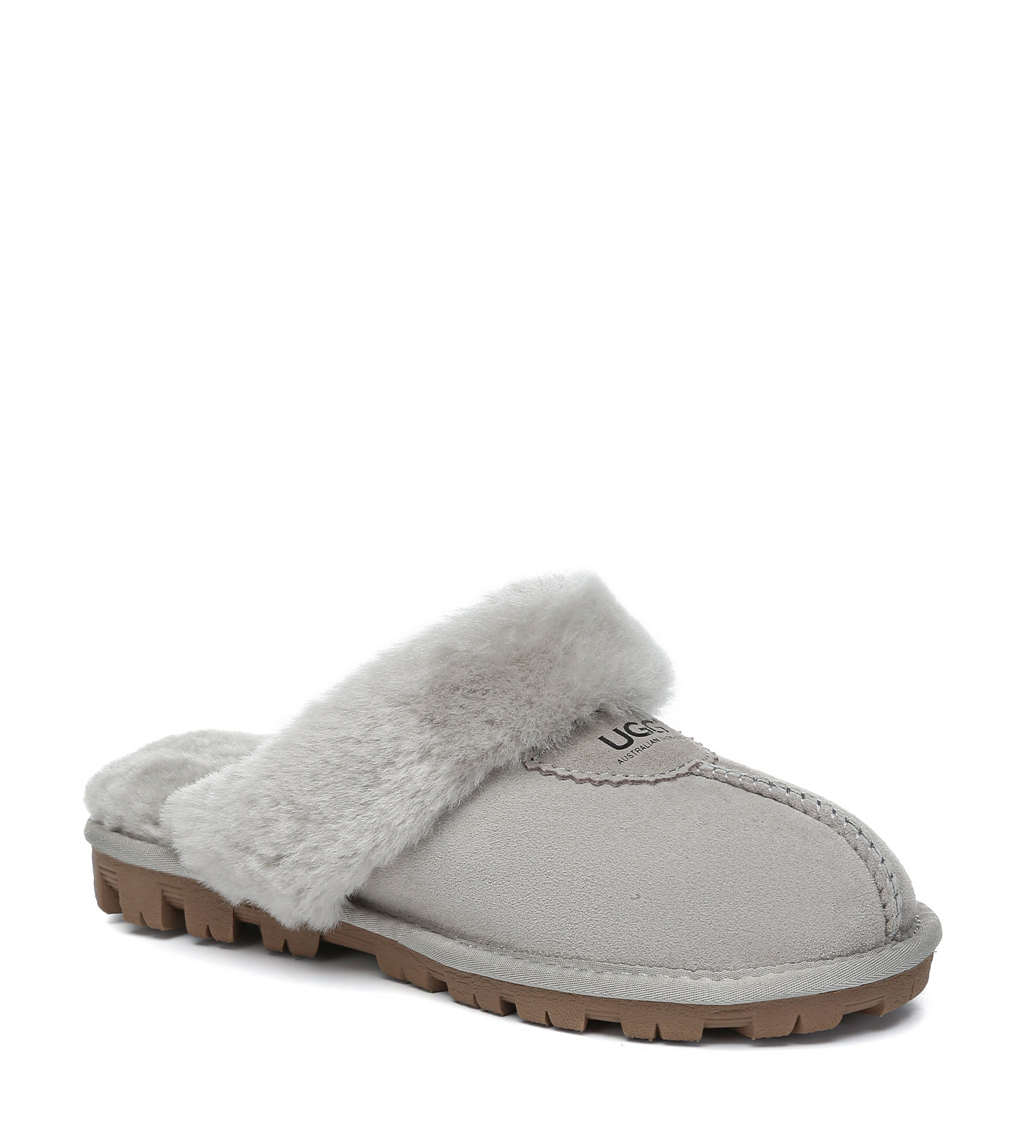 UGG Slippers Women Men Australian Double Face Sheepskin Wool Nonslip Waffle - Picture 32 of 65