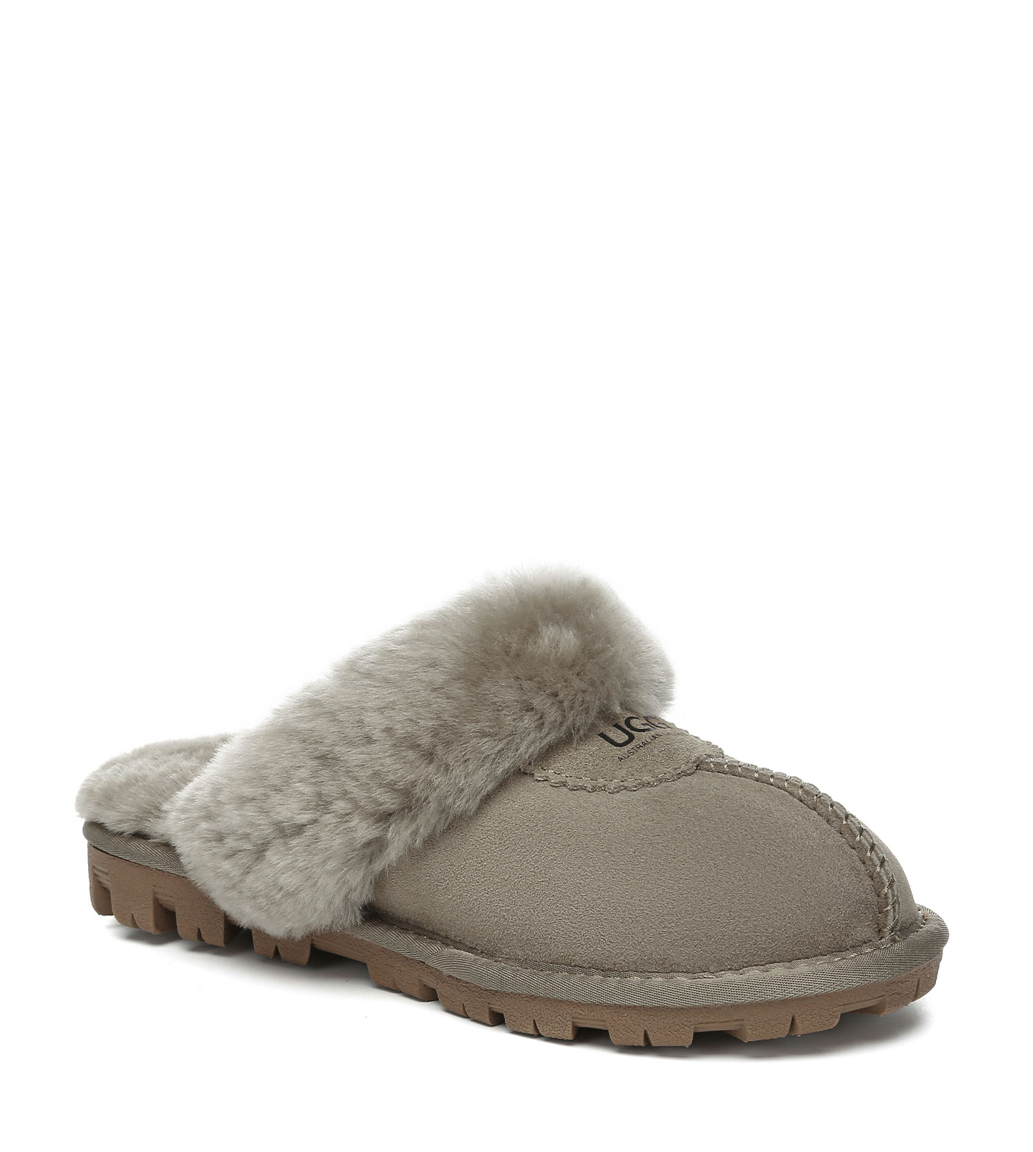 UGG Slippers Women Men Australian Double Face Sheepskin Wool Nonslip Waffle - Picture 8 of 65