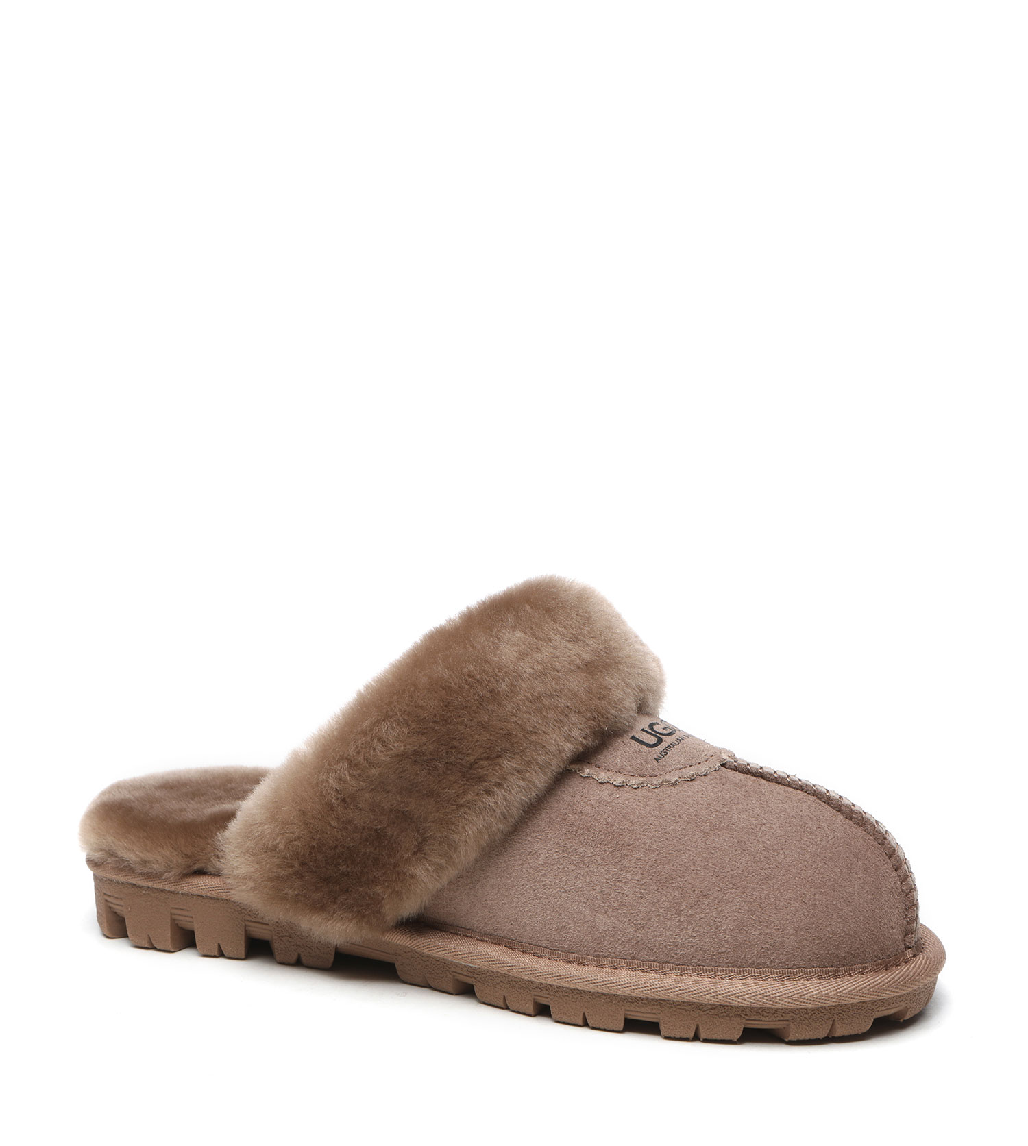 UGG Slippers Women Men Australian Double Face Sheepskin Wool Nonslip Waffle - Picture 62 of 65
