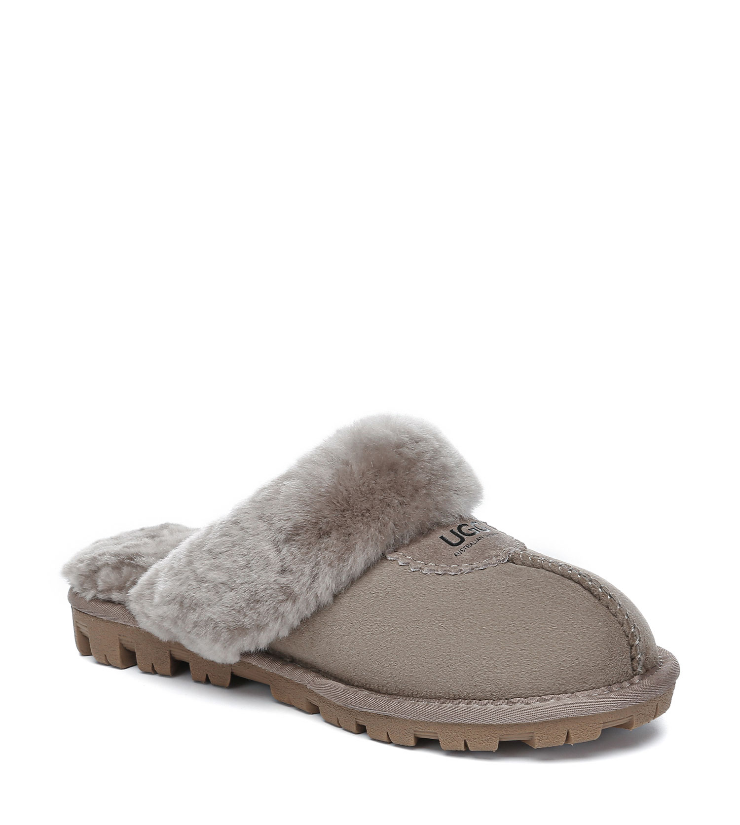 UGG Slippers Women Men Australian Double Face Sheepskin Wool Nonslip Waffle - Picture 44 of 65