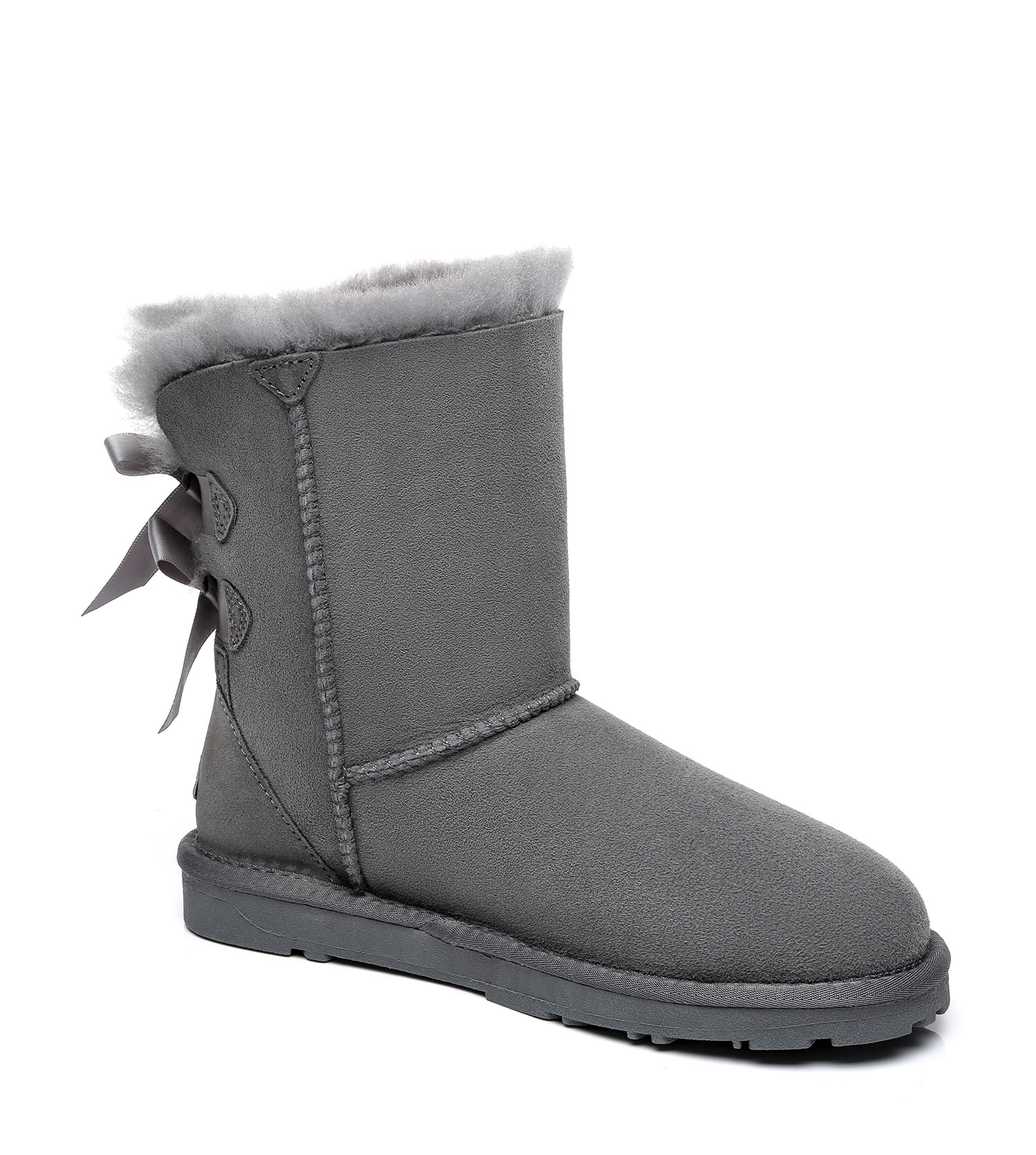 EVERAU Women Boots Double Back Bow Australia Sheepskin Wool Lining Nonslip - Picture 26 of 30