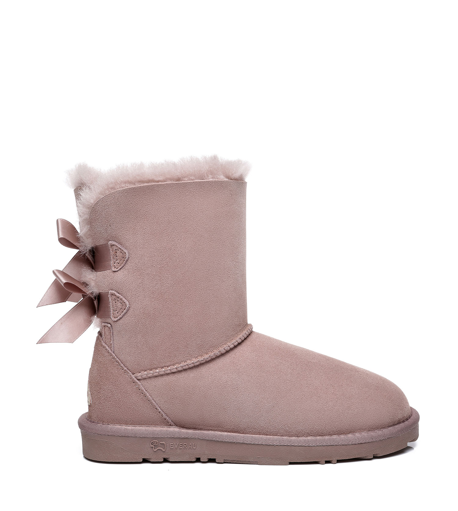 EVERAU Women Boots Double Back Bow Australia Sheepskin Wool Lining Nonslip - Picture 19 of 30